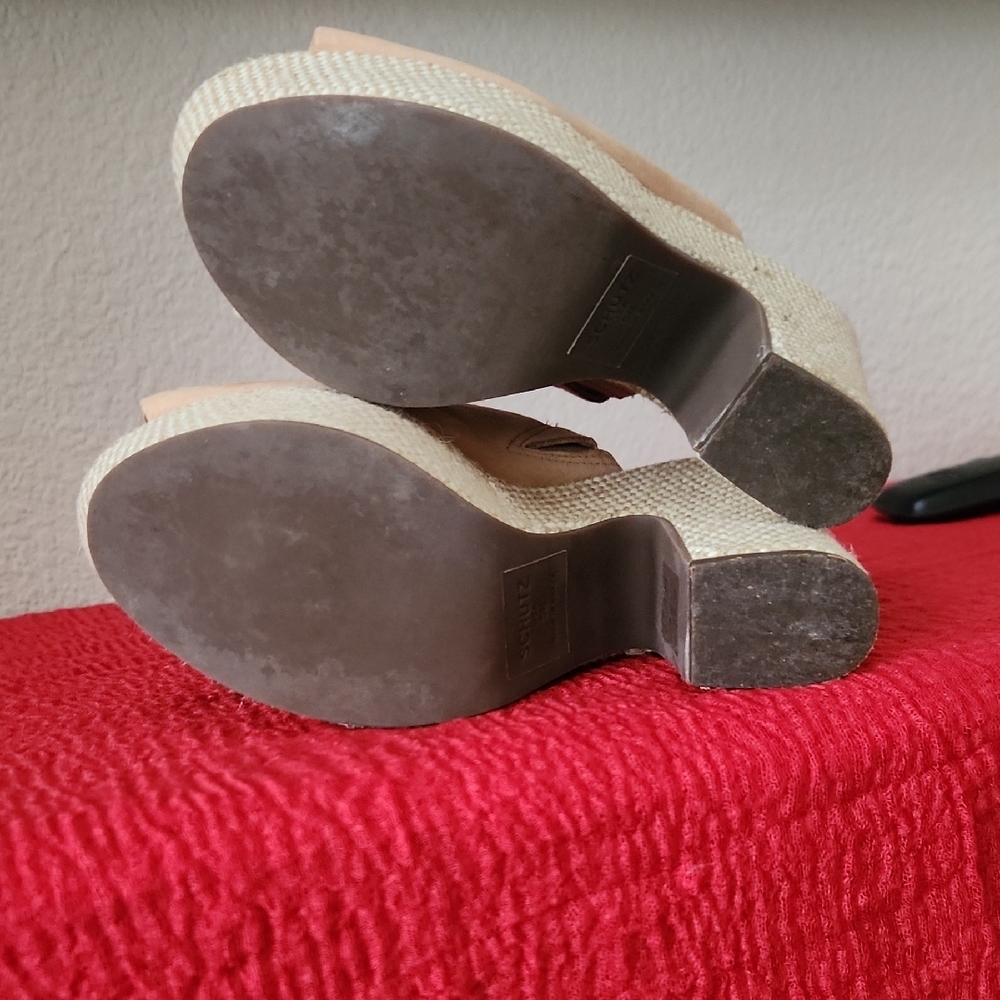 SCHUTZ Women's Beige Mules - Picture 5 of 6